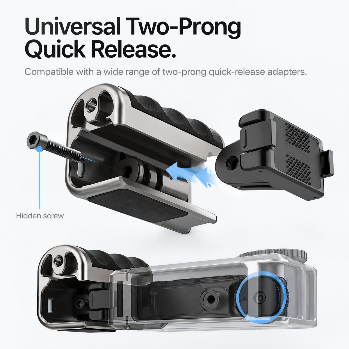 xkodak Street Photography Rig & Handgrip Kit for DJI Osmo Action 5 Pro / 4 / 3