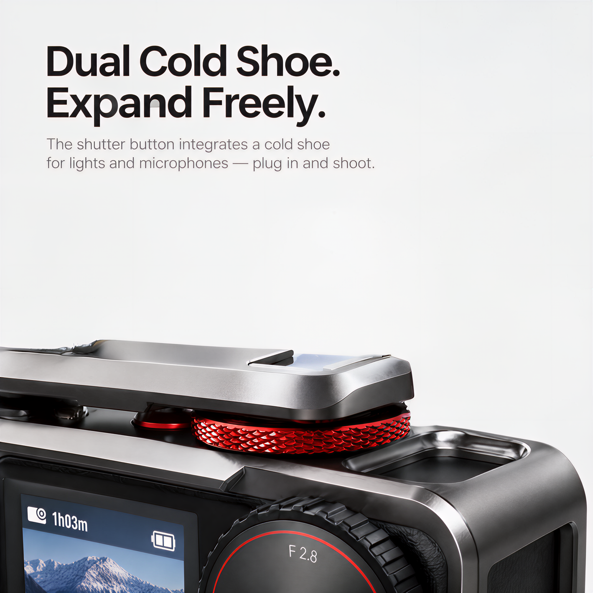 xkodak Street Photography Rig & Handgrip Kit for DJI Osmo Action 5 Pro / 4 / 3