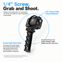 Waterproof Diving Housing Case for Insta360 Ace Pro 2 | Heavy-Duty Metal Underwater Cover