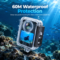 60m Waterproof Case Cover for DJI Osmo Action / Osmo 360 Camera – High-Transmittance Underwater Housing Case